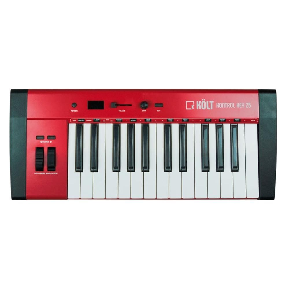 Teclado Controlador MIDI 25 Teclas Kolt Kontrol Key 25