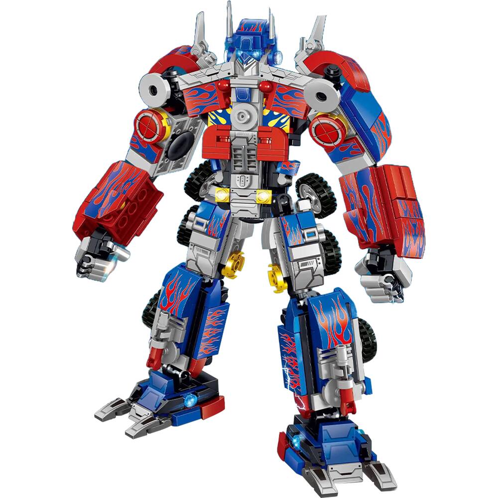 Bloco De Montar Transformers Optimus Prime 478 pçs Brinquedo