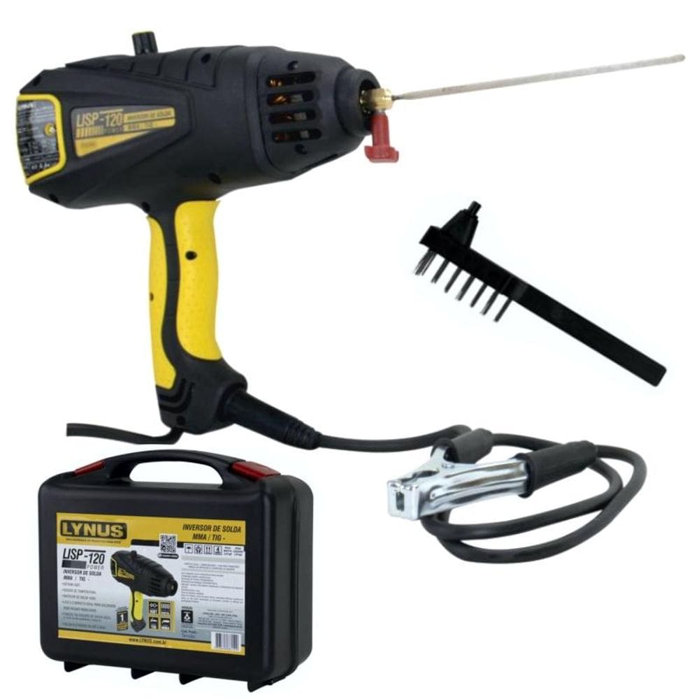 Inversor de Solda Lynus LISP-120 100a 127V Solda Até 3,25mm