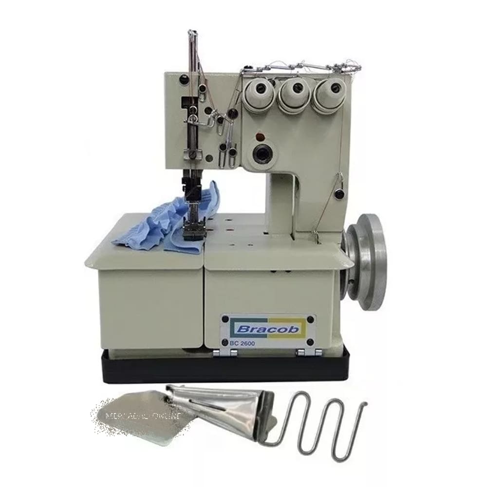 Maquina Costura Galoneira 3 Agulhas220v + Kit 16 Acessórios