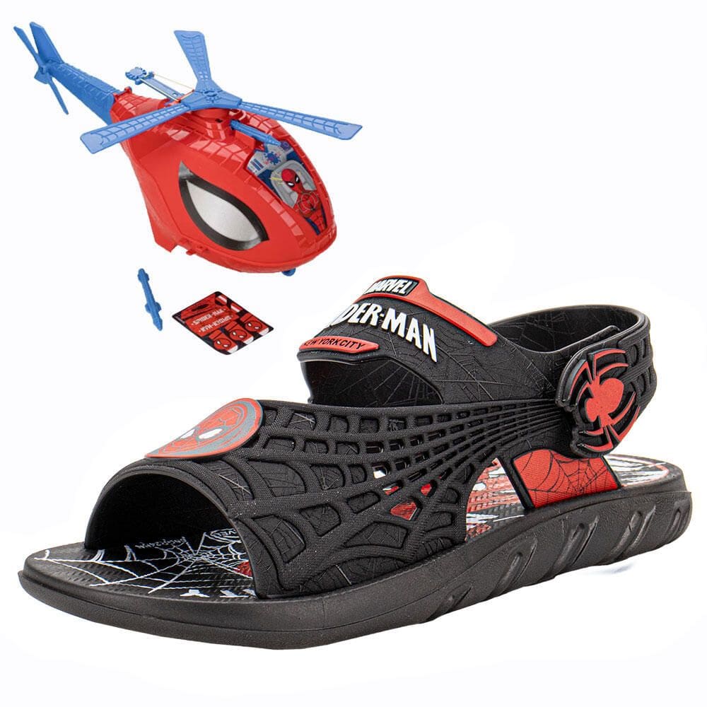 Kit Papete Infantil Homem Aranha E Helicóptero Grendene Kids 23064