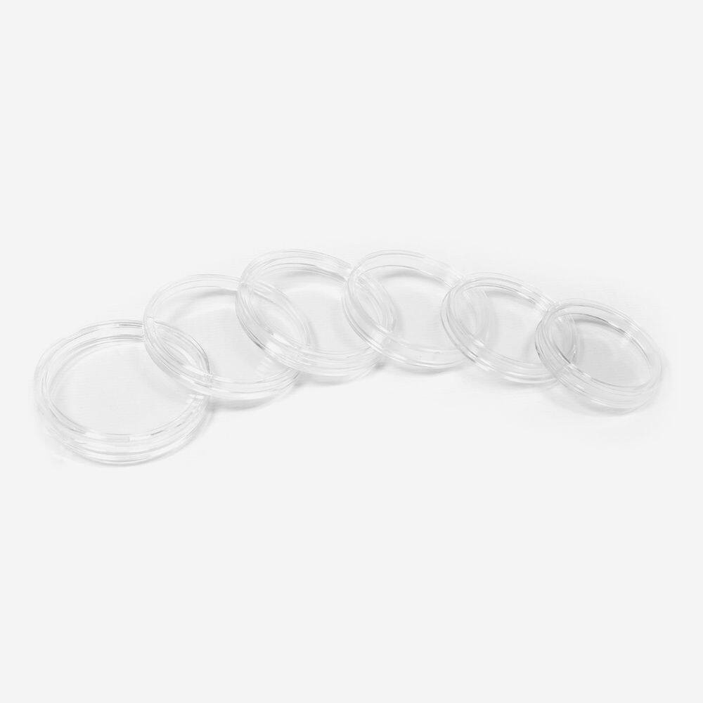Kit 5 Acrílicos para Moedas 3BZN 40mm Convexo