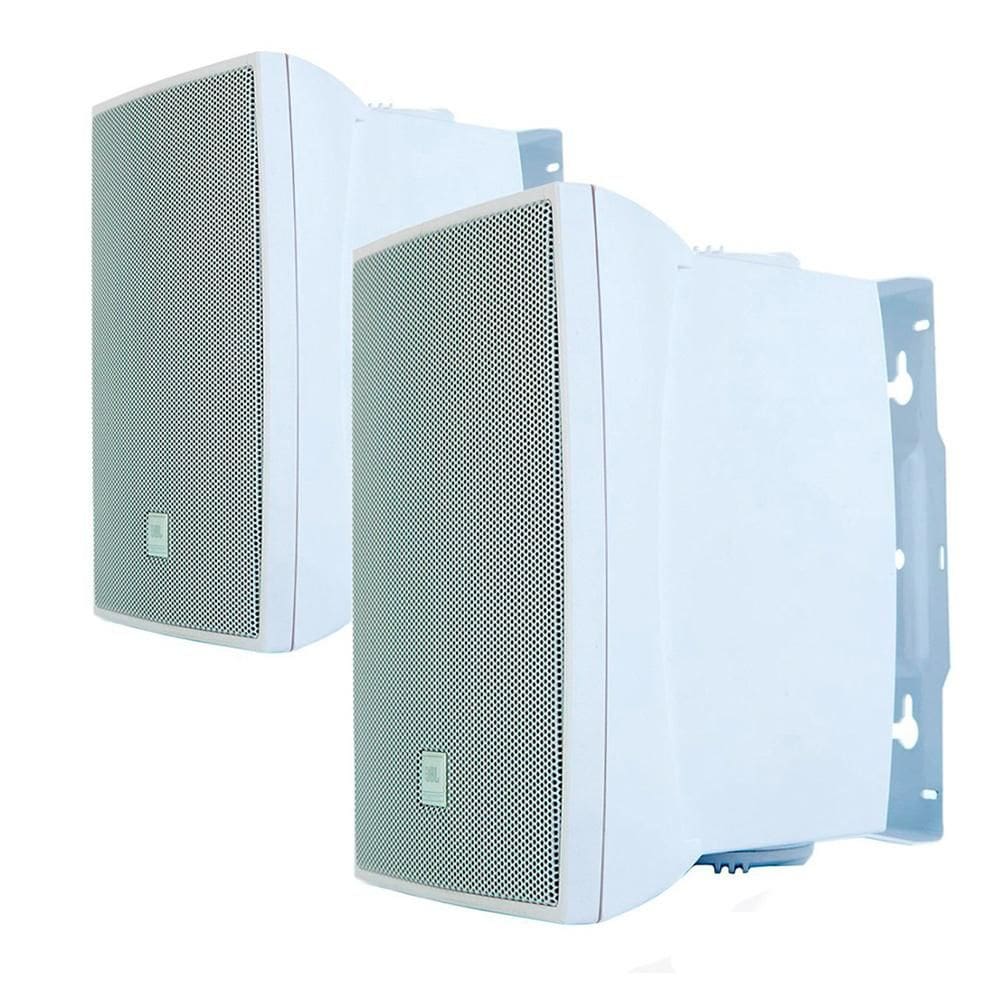 Par de Caixas JBL Selenium C521B para som interno e externo 40 watts Branco