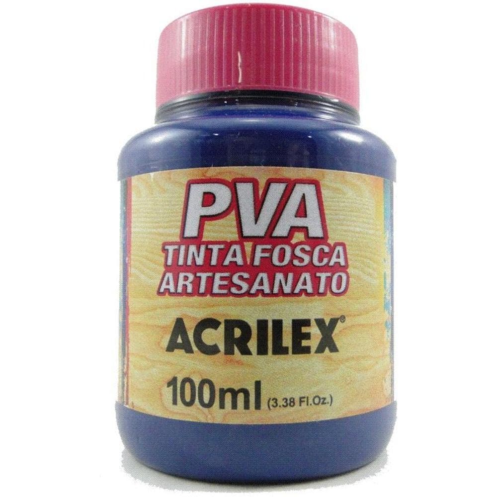 Tinta Acrilex Fosca Artes .100 Ml 824 Azul Seco