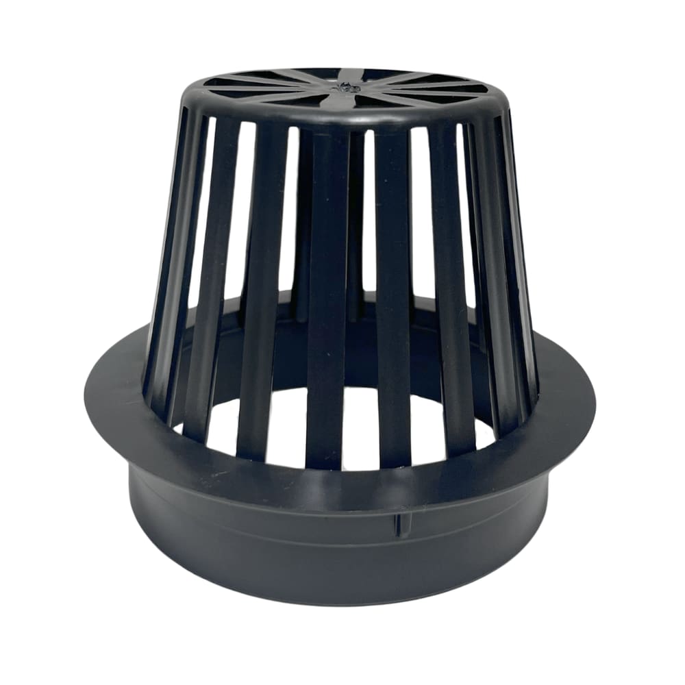 Abacaxi Hemisférico Ralo Anti Folhas 100mm Plástico Calha