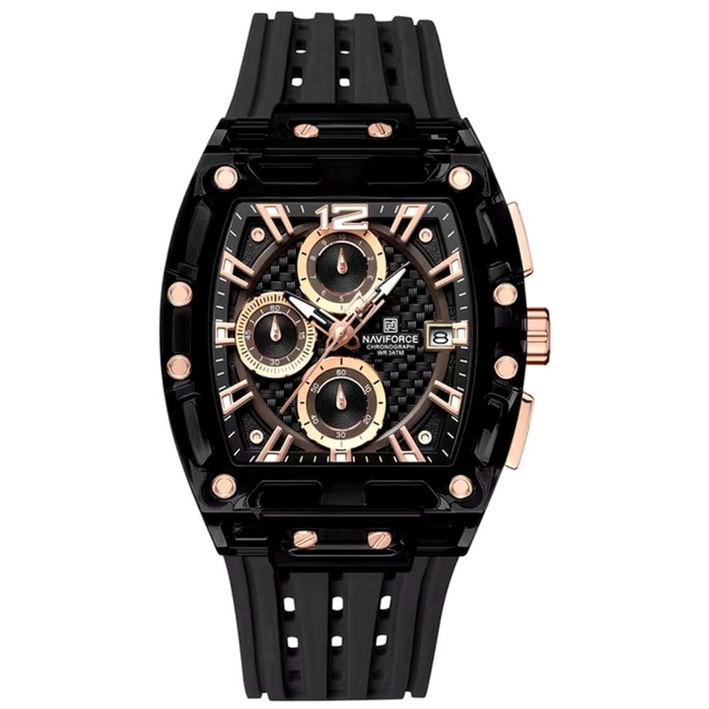 Relógio de Pulso de Silicone Tonneau Relógio Esportivo Impermeavel 3atm