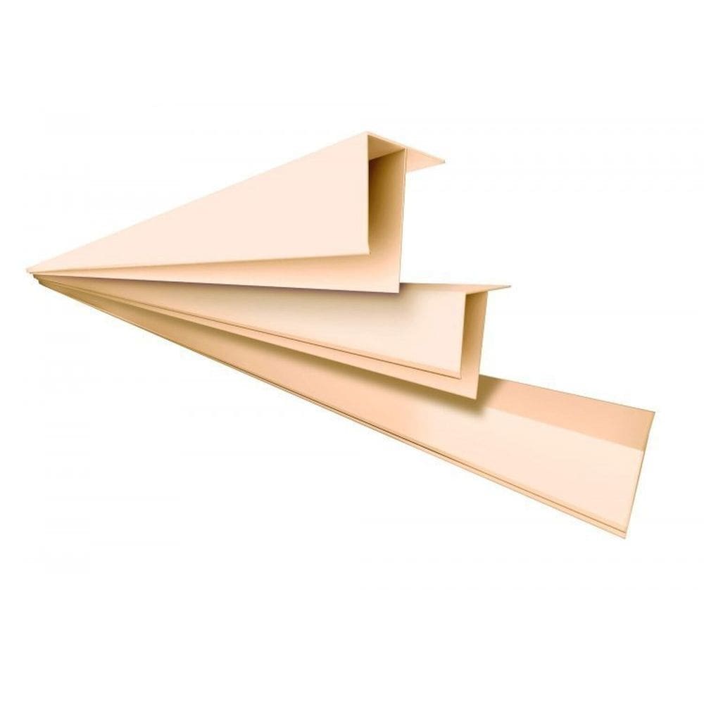 Kit 10 Caixas com 90 M Perfil F Polifort 8mm X 3cm X 3,00m barra Nogueira