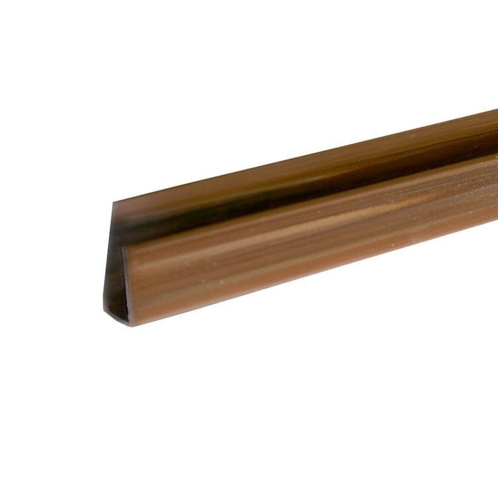 Kit 5 Caixas com 75 M Acabamento Perfil ”u” para Forro Pvc 8mmx3cmx3,00m Bariri Imbuia