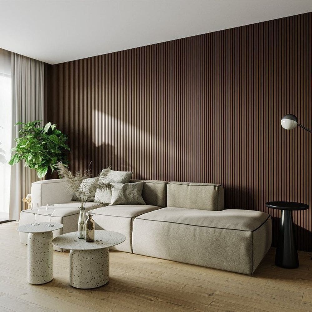 Painel Ripado Flex Gold Concept Mdf Comum 18mm - 70cm X 270cm Canyon Art