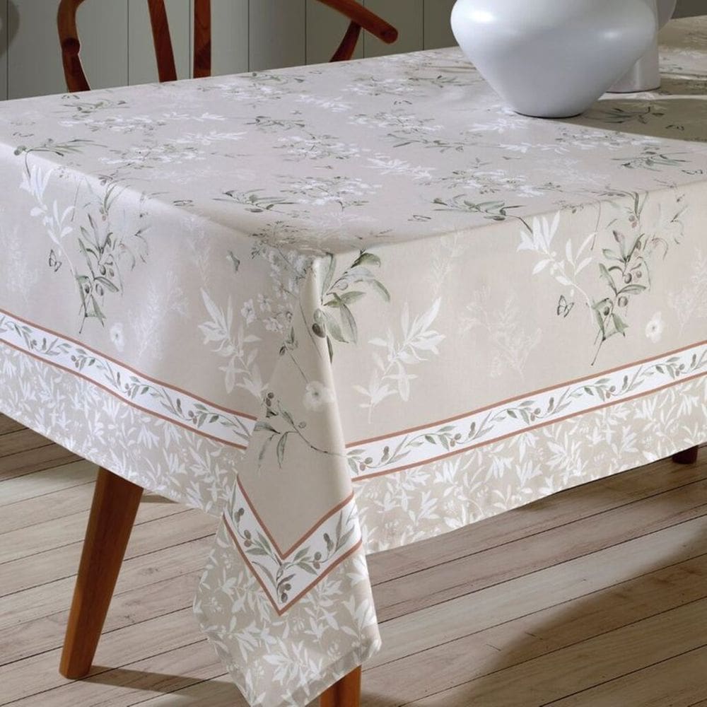 Toalha de Mesa Retangular Limpa Fácil Döhler Clean Adele 6 Lugares 140x 210 cm
