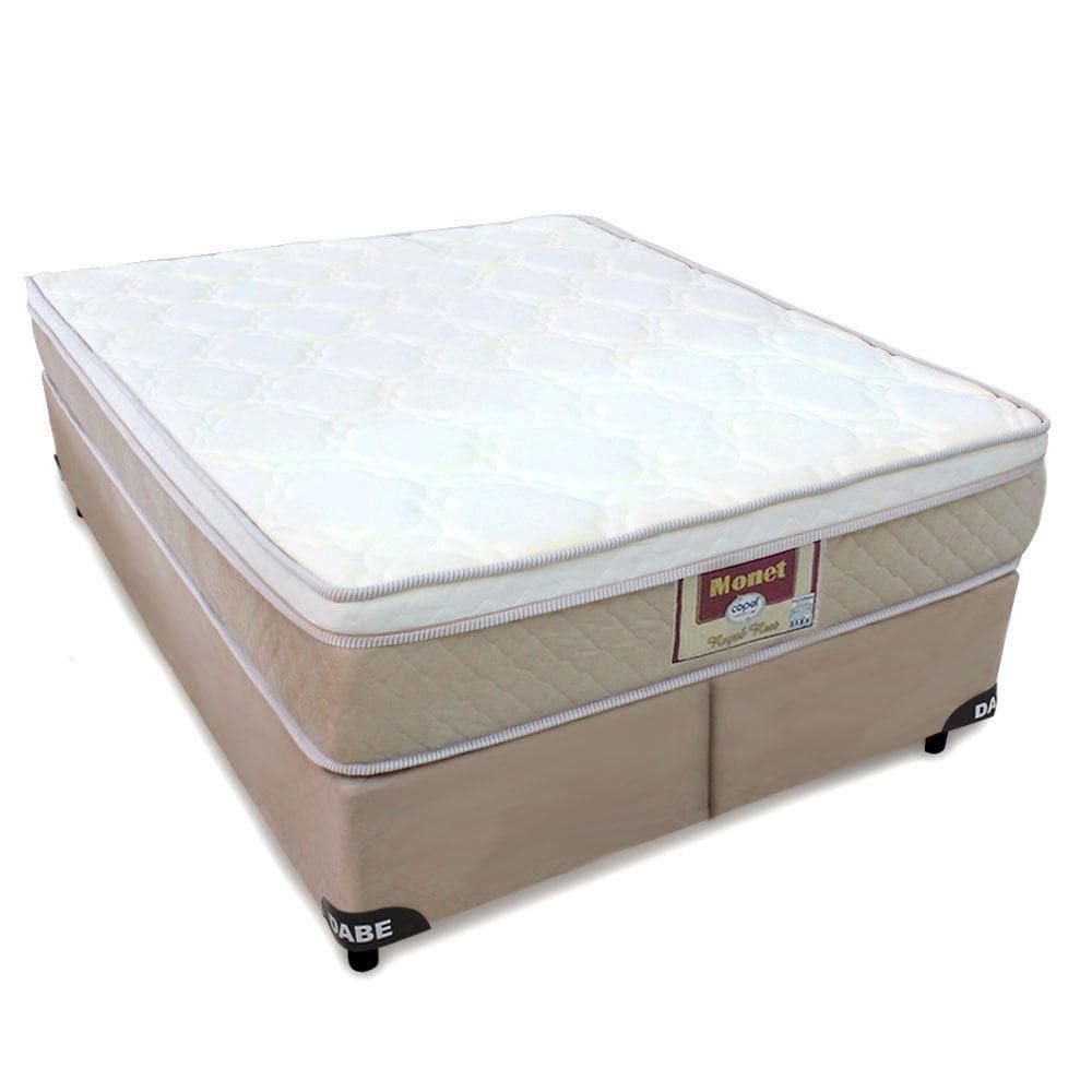 Cama Box com Colchão Monet KING SIZE - Molas Ensacadas - 193x203