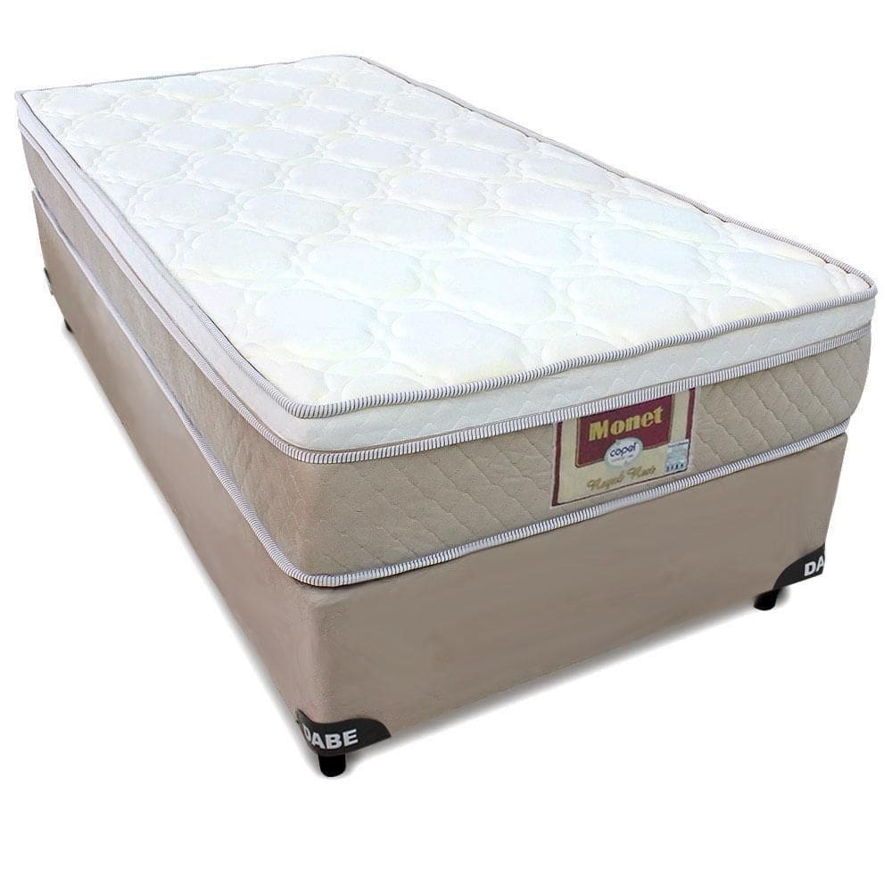 Cama Box com Colchão Monet SOLTEIRO - Molas Ensacadas - 078