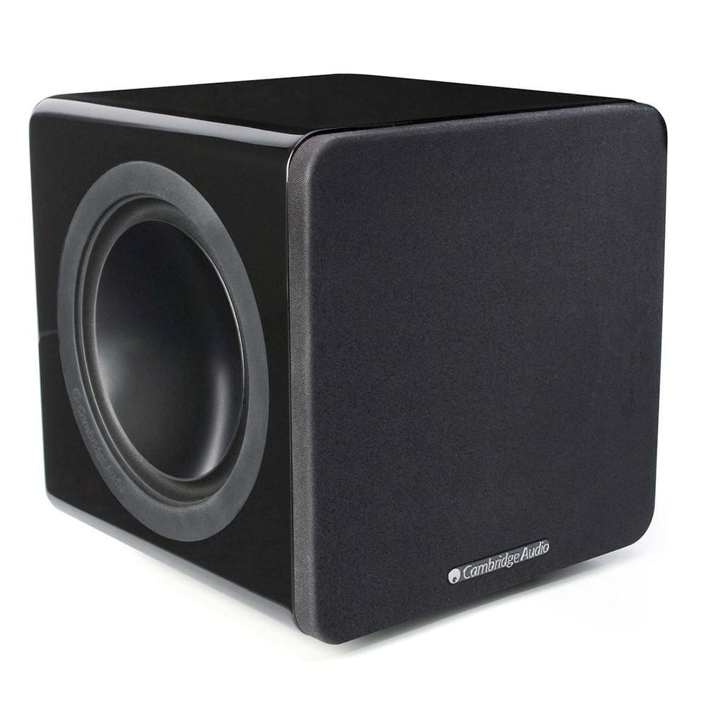 Cambridge Audio Minx X201 - Subwoofer ativo de 6,5" com 200w e Bass Radiator Auxiliares Preto