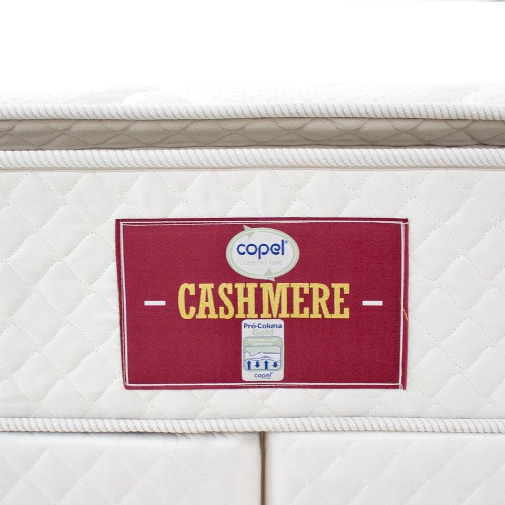Cama box Baú King com Colchão Cashmere - 193x203