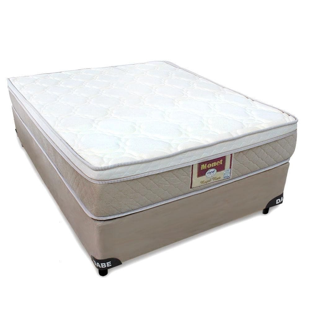 Cama Box com Colchão Monet CASAL - Molas Ensacadas - 128x188