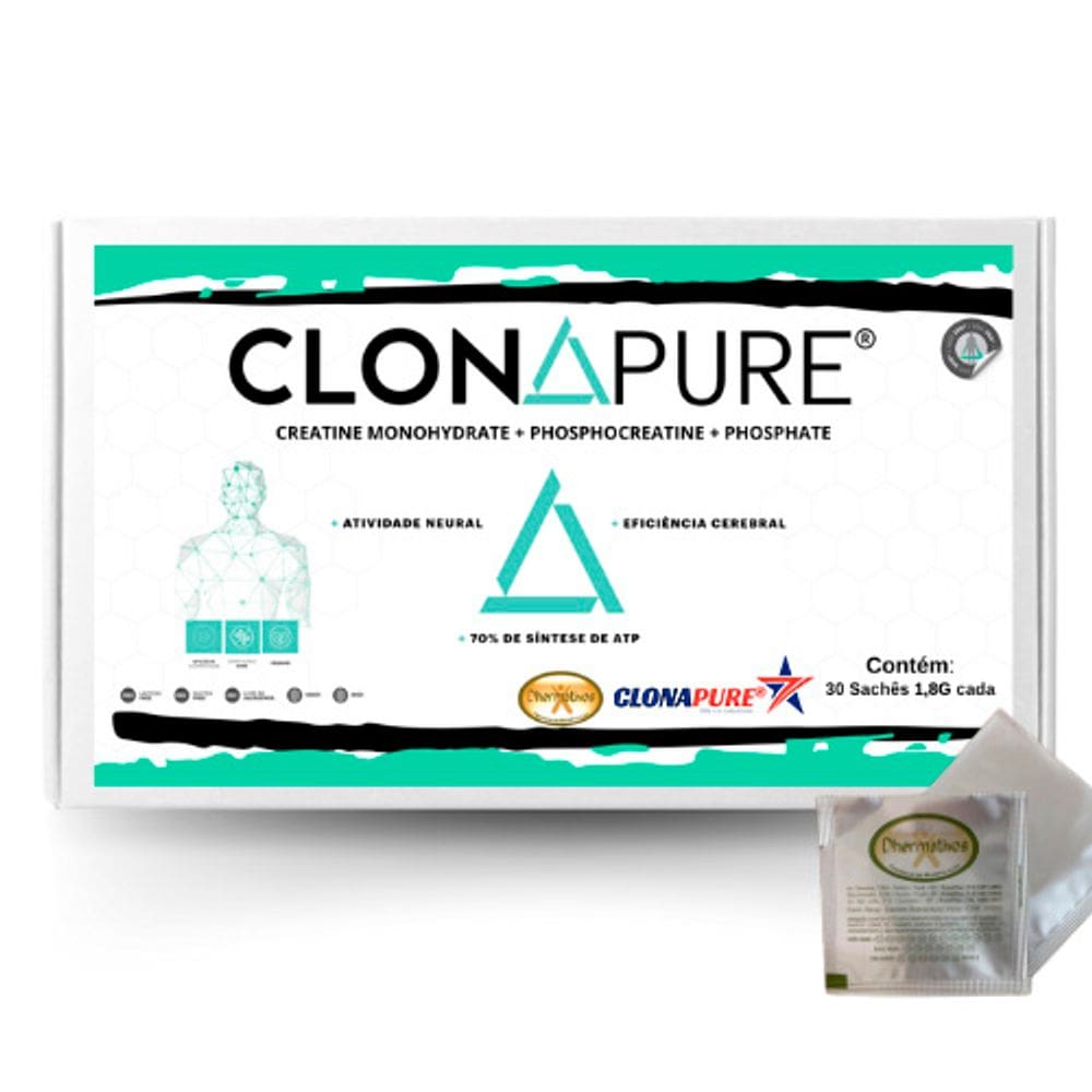 Clonapure® (fosfocreatina) 30 Doses 1,8g cada