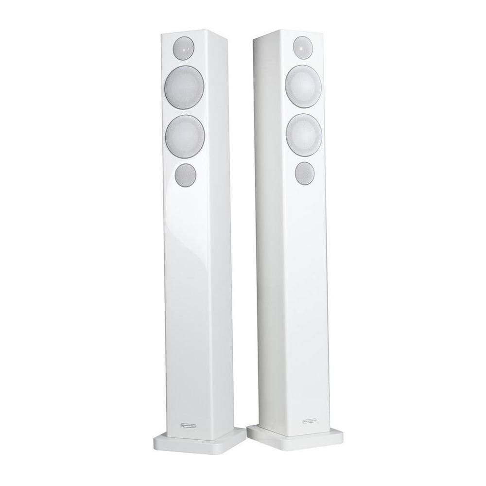 Monitor Audio Radius 270 - Par de caixas acústicas Torre 3-vias 150Watts 4" Branco Laqueado