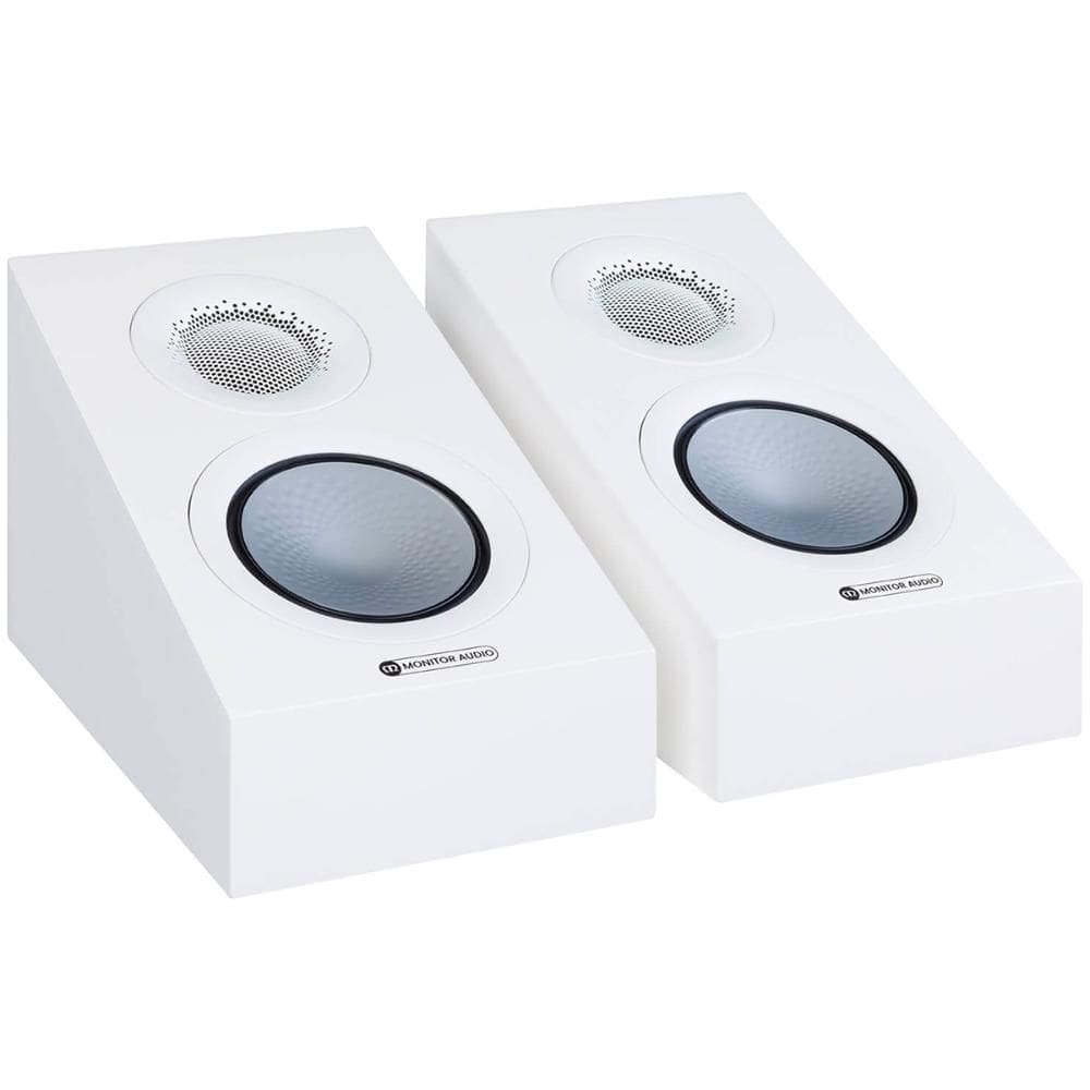 Monitor Audio Silver AMS 7G Par de Alto Falantes Dolby Atmos Habilitado 60W 2Vias 8 Ohms Branco Cetim