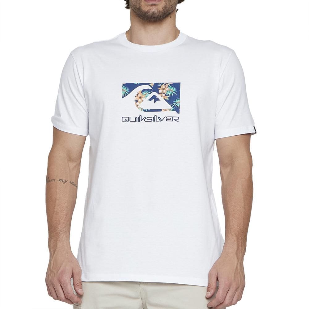 Camiseta Quiksilver Quik Shoreline SM25 Masculina Branco