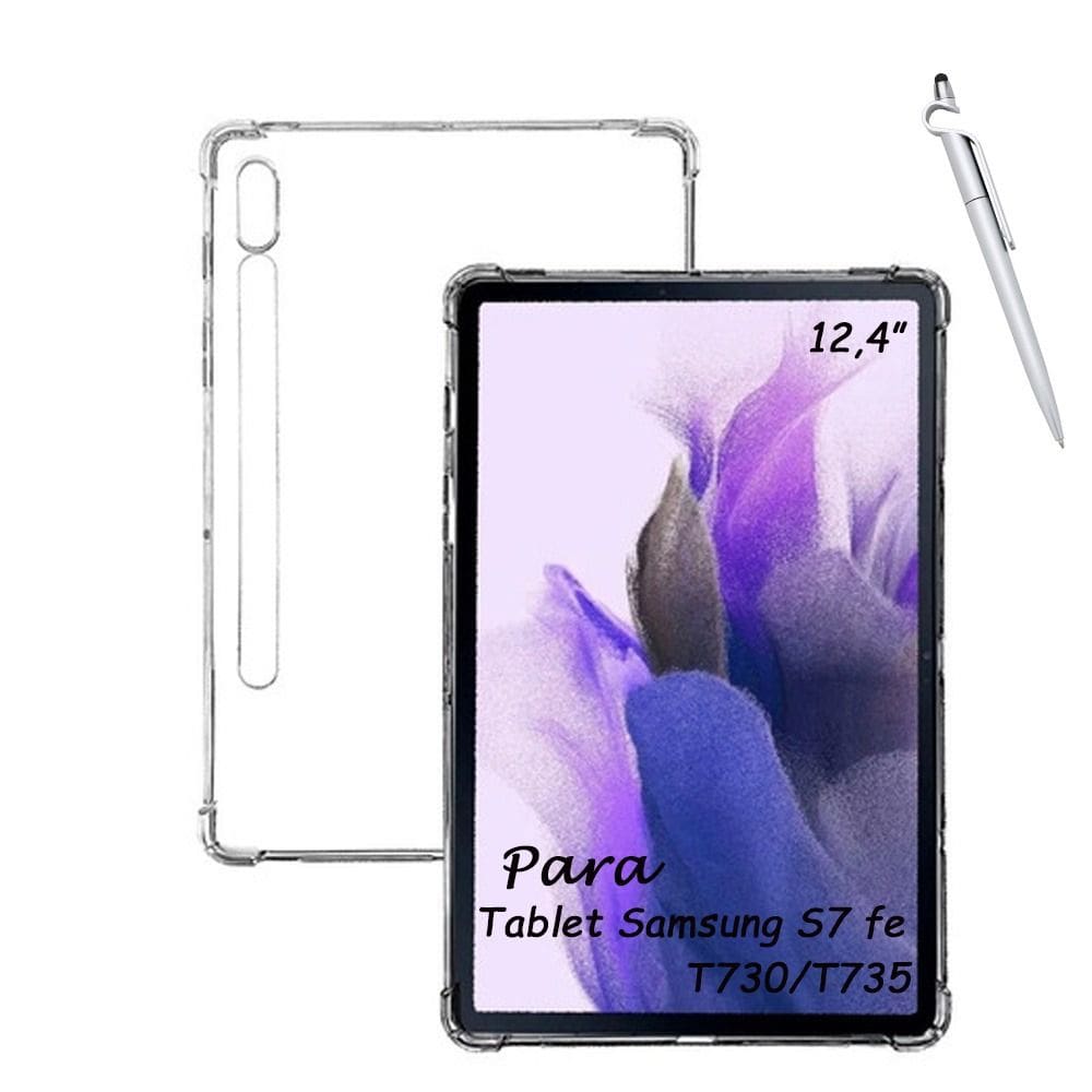 Melhor Capa Silicone para Tab T730 S7 Fe Plus + Caneta
