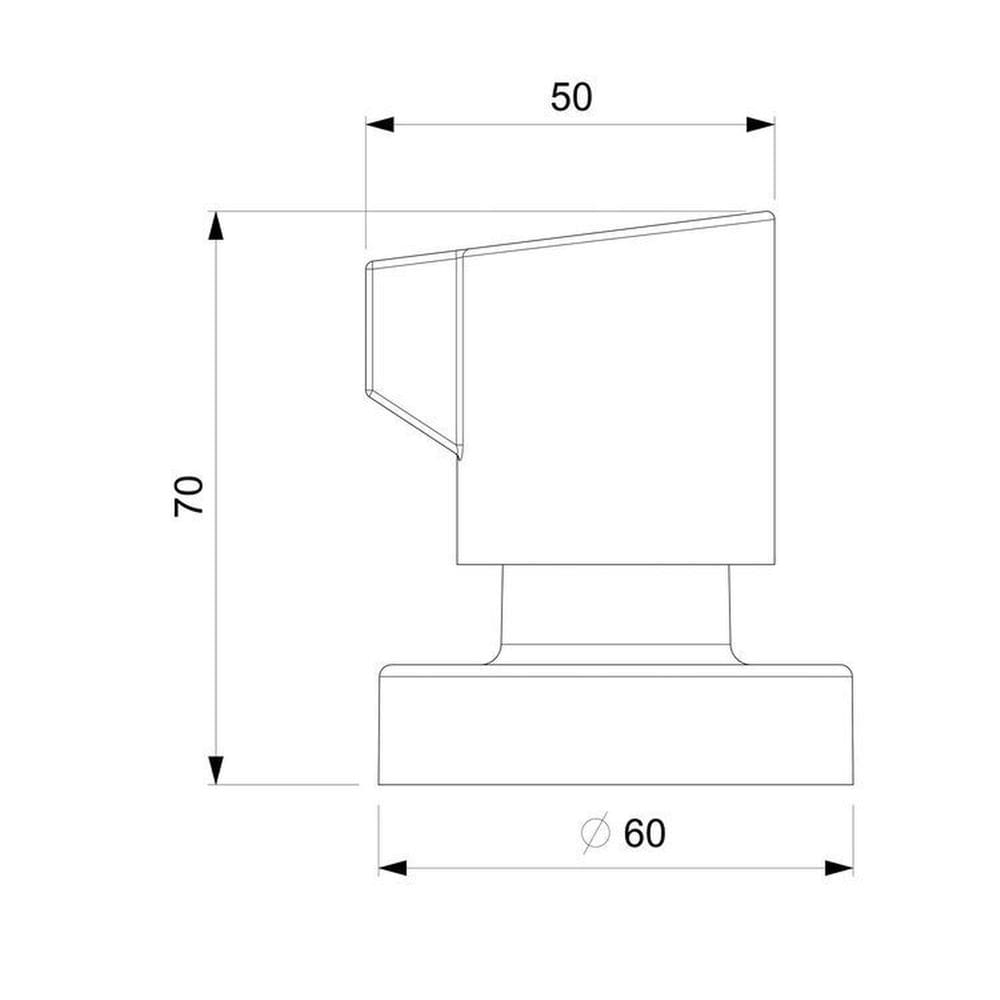 Kit com 3 Acabamento de Registro Base Reforma 1/2, 3/4, 1 Fit Celite Cromado