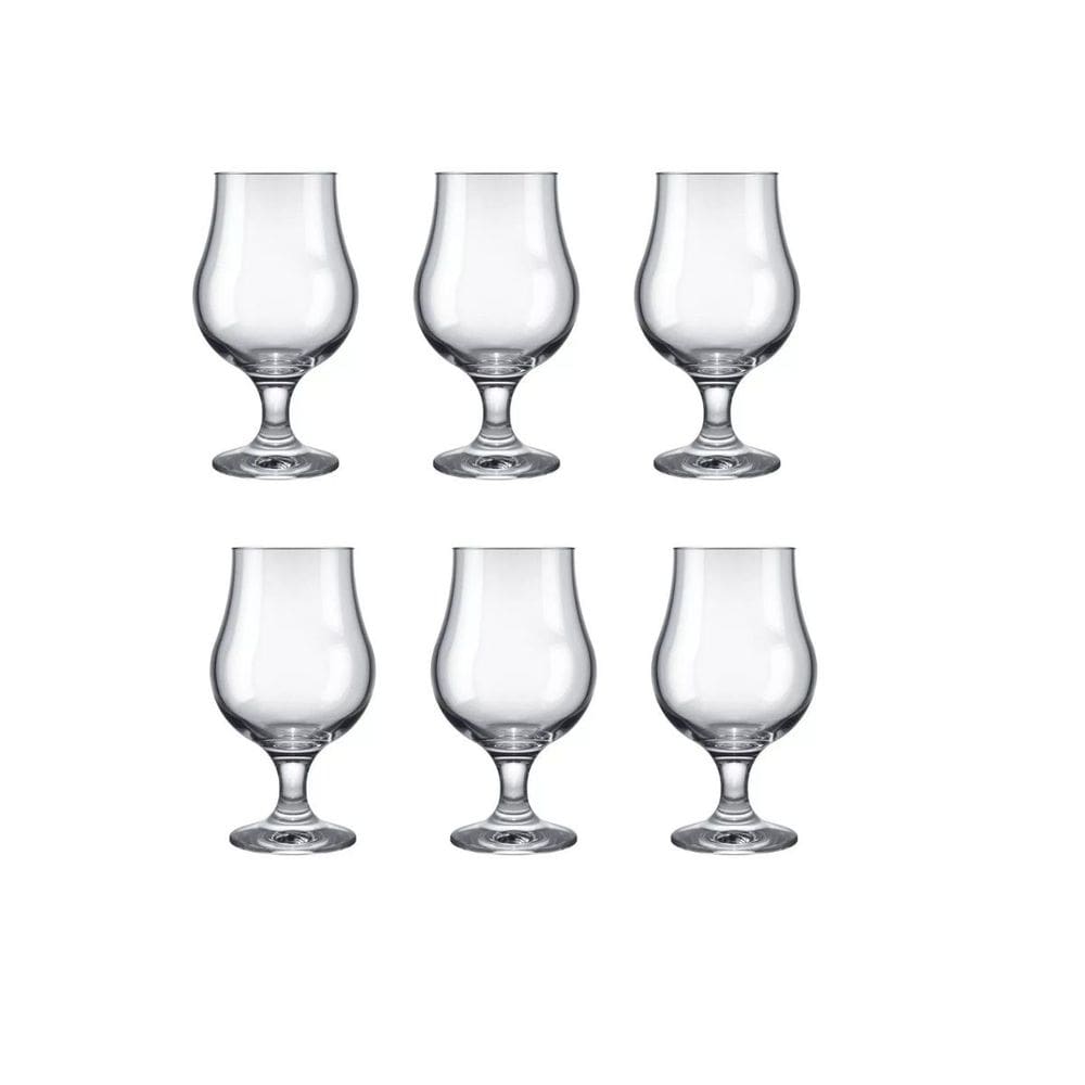 Jogo Taça Cerveja Chopp Dublin Nadir 400ml - Kit 6 Unidades