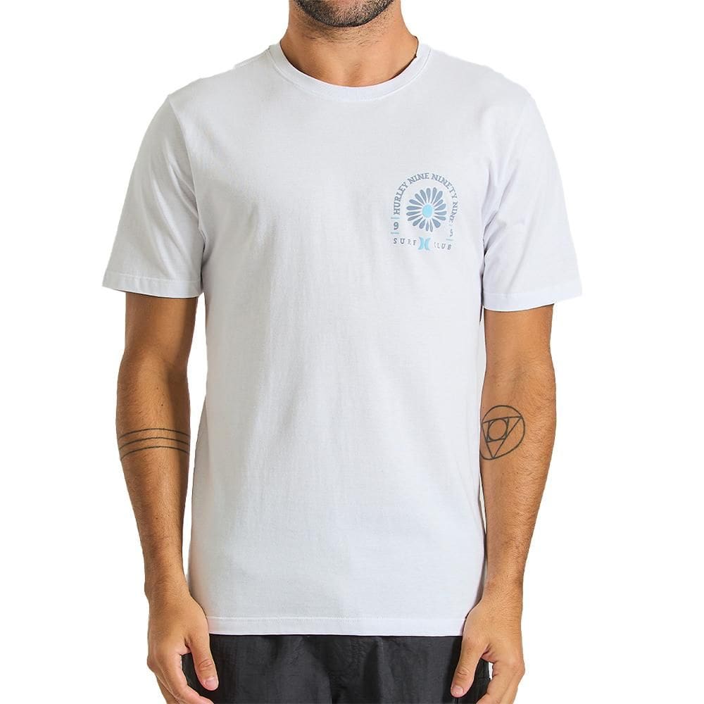 Camiseta Hurley Desert SM25 Masculina Branco
