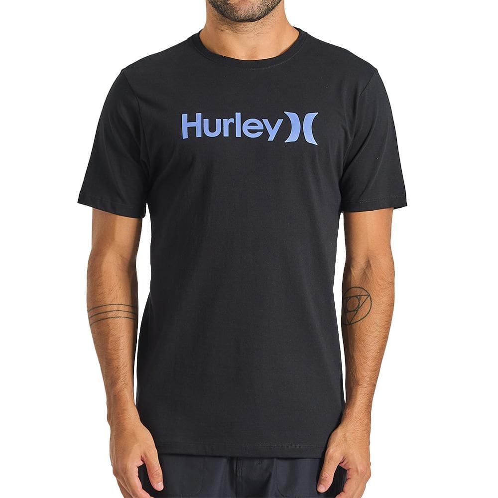 Camiseta Hurley O&O Solid SM25 Masculina Preto
