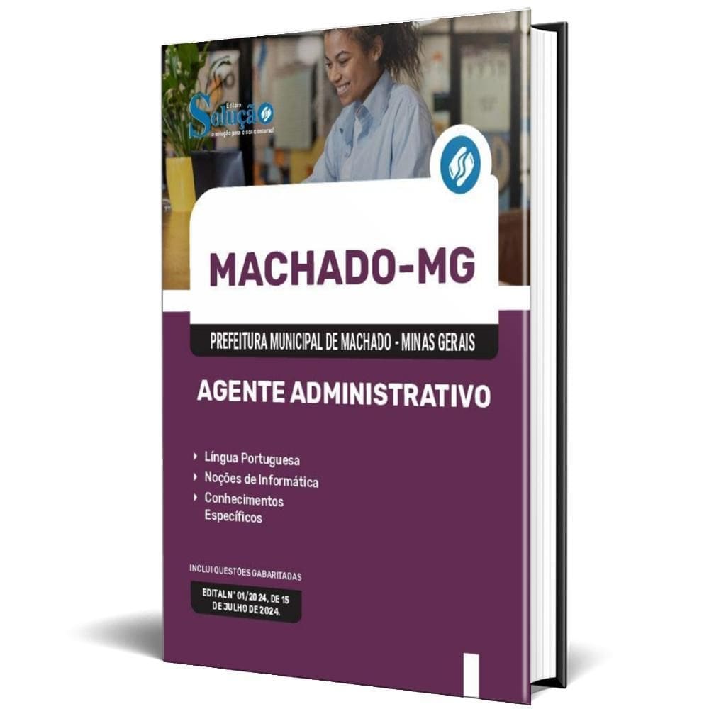 Apostila Prefeitura Machado Mg 2024 - Agente Administrativo