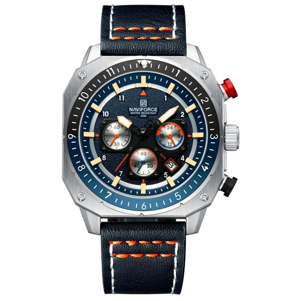 Relógio Esportivo Impermeável Masculino Estilo Quadrado Luminoso
