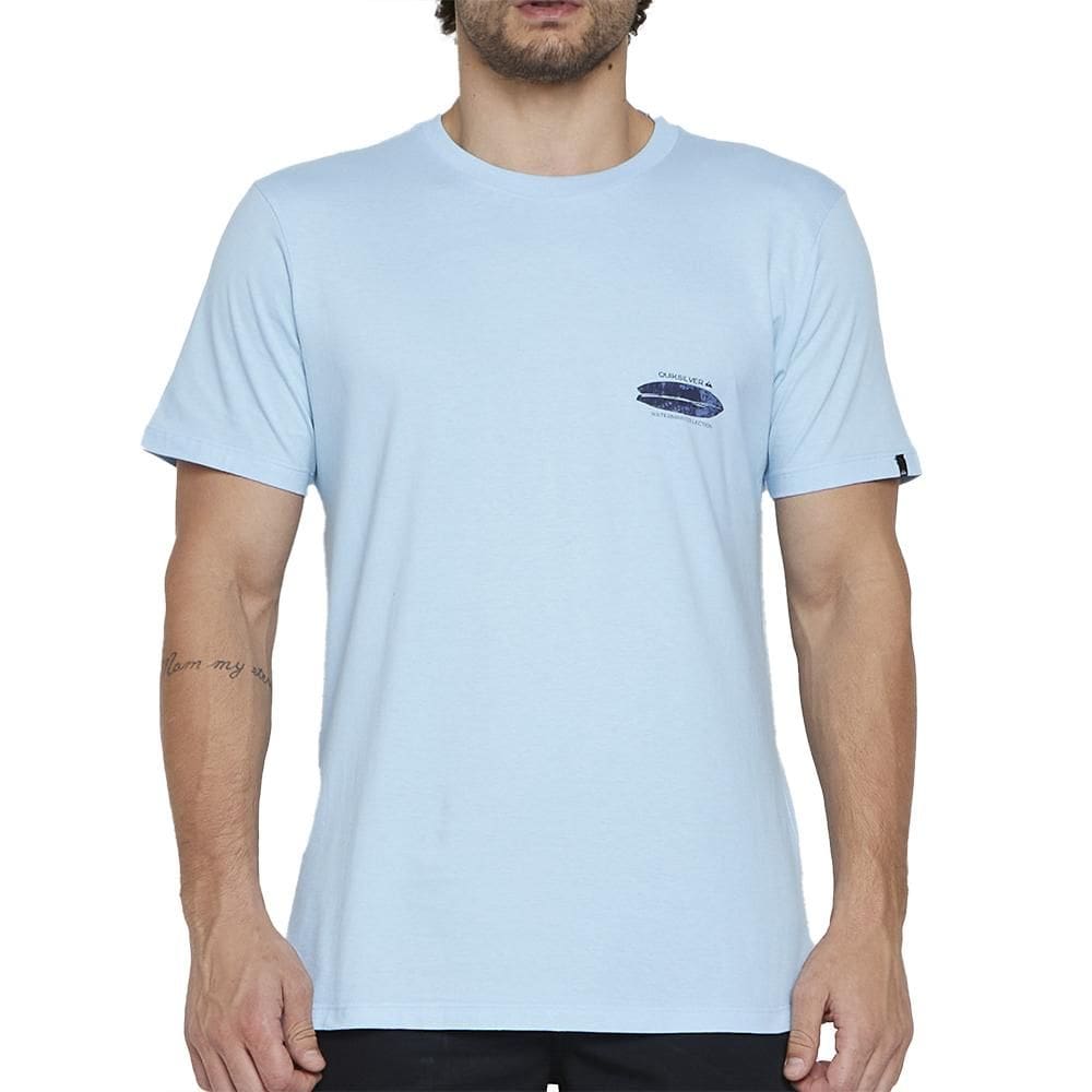 Camiseta Quiksilver Boardpack SM25 Masculina Azul Claro