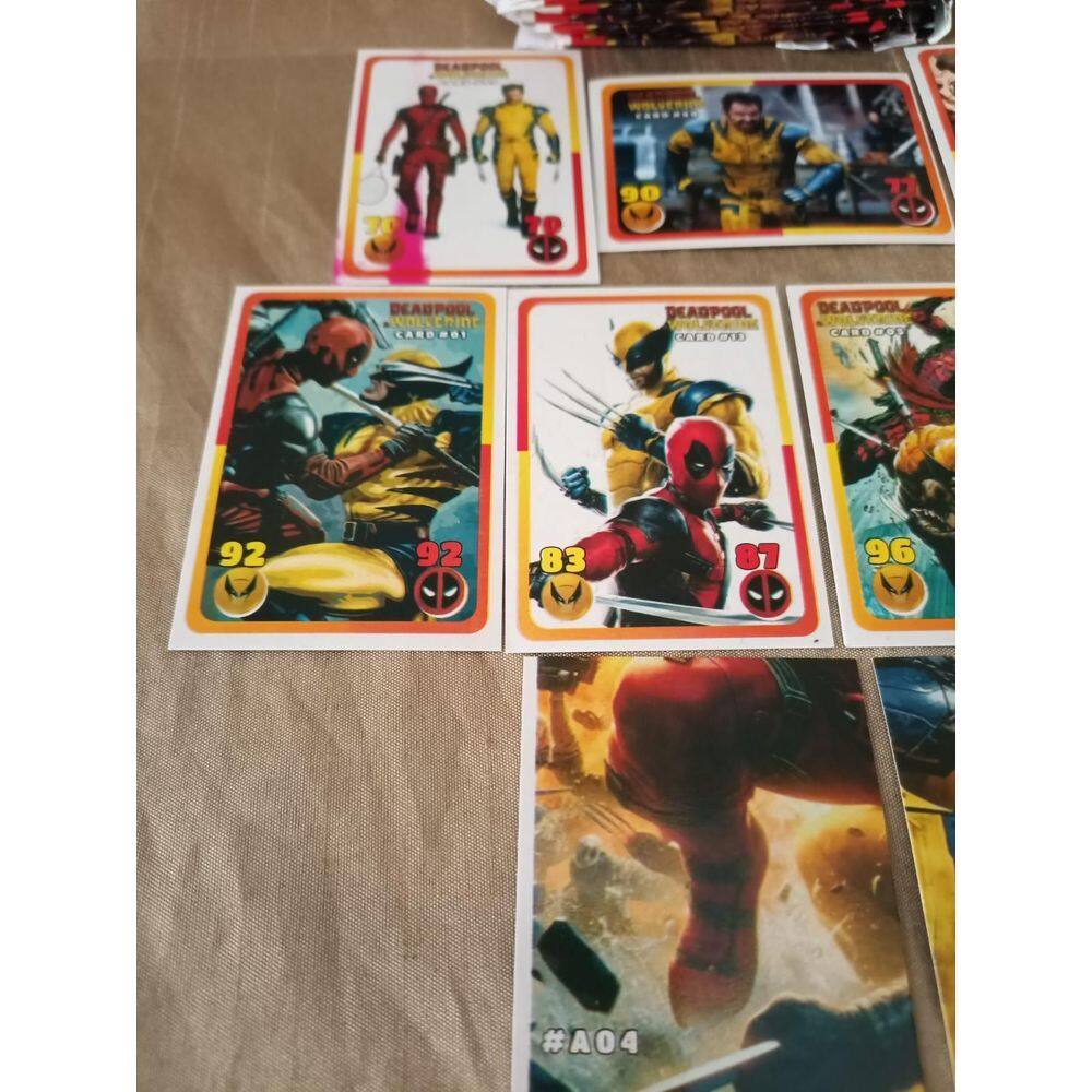 Mini Kit Cards Deadpool E Wolverine Cards Figurinhas