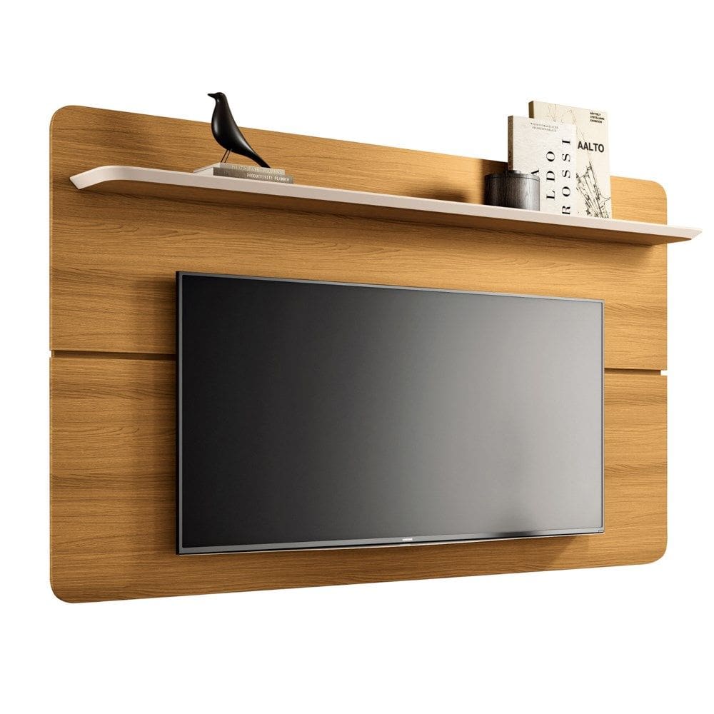 Painel TV Suspenso 70 Pol 180cm Hera H01 Cinamomo/Off - Mpozenato