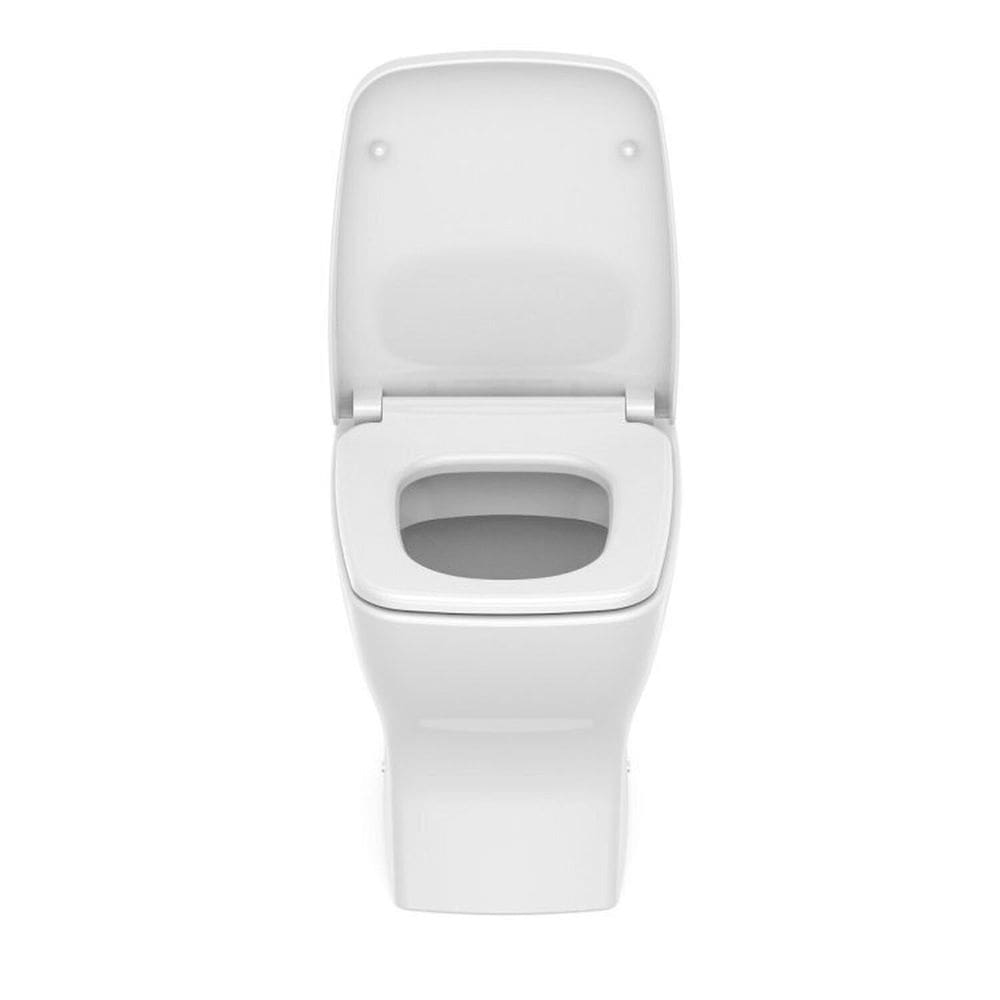Kit 2 Vasos Sanitário Convencional com Assento Queda Amortecida Boss Incepa Branco Brilhante