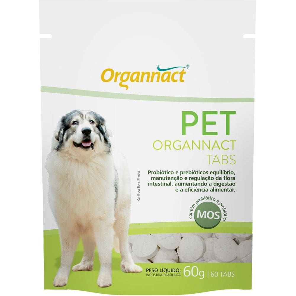Suplemento Vitamínico Pet Organnact Tabs 60Gr - Organnact