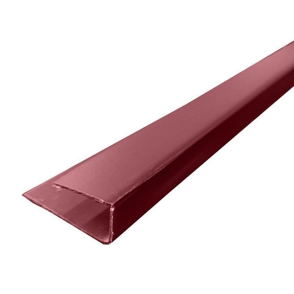Kit 5 Caixas com 75 M Acabamento Perfil \"u\" Cedrinho para Forro Pvc 8mmx3cmx3,00m CEDRINHO