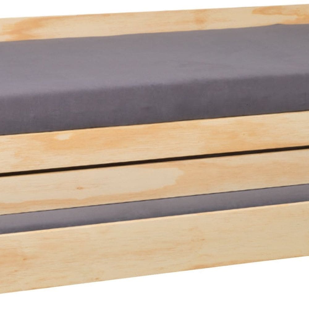 Tri Cama Lotar 2 90x190cm Madeira Maciça Amarelo Madeira