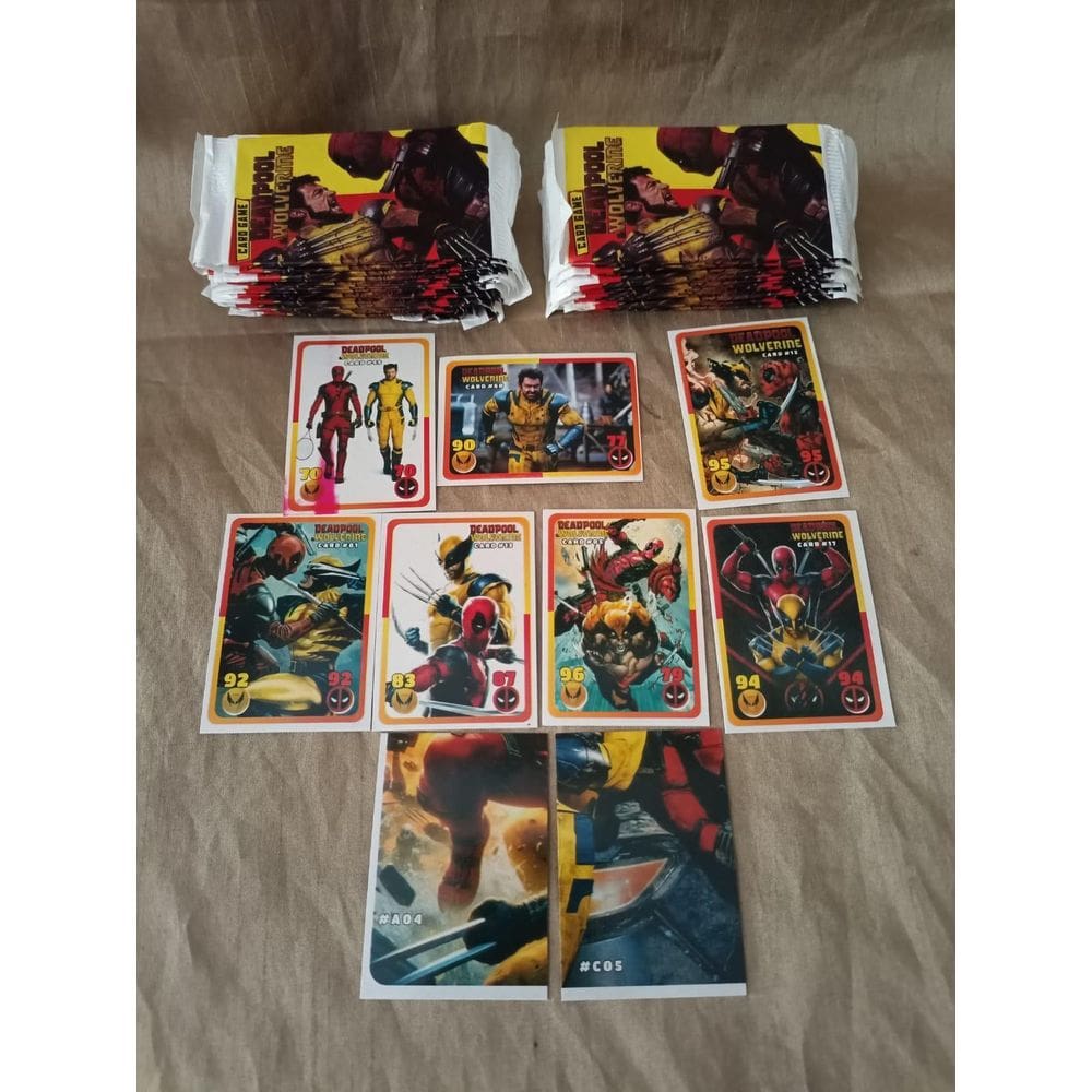 Kit Cards 2.5 Deadpool E Wolverine Cards Figurinhas