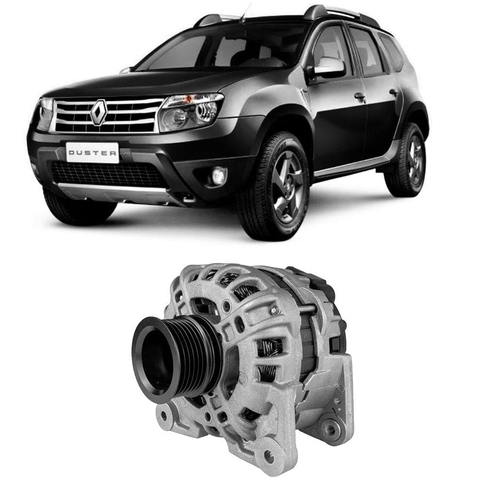 Alternador Duster Logan Sandero Symbol 1.6 Flex 12V 90A