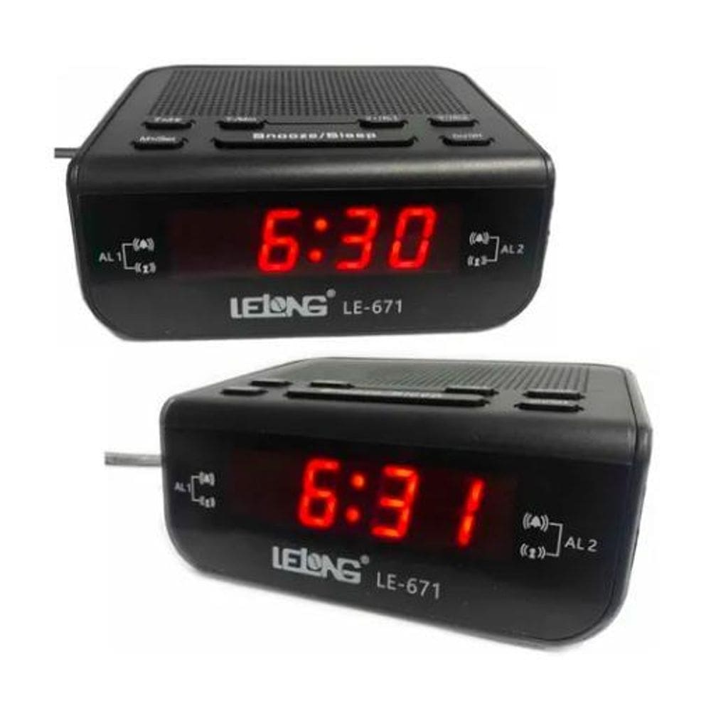 Desperte Elegância: Rádio Relógio Lelog 671 Versatilidade E