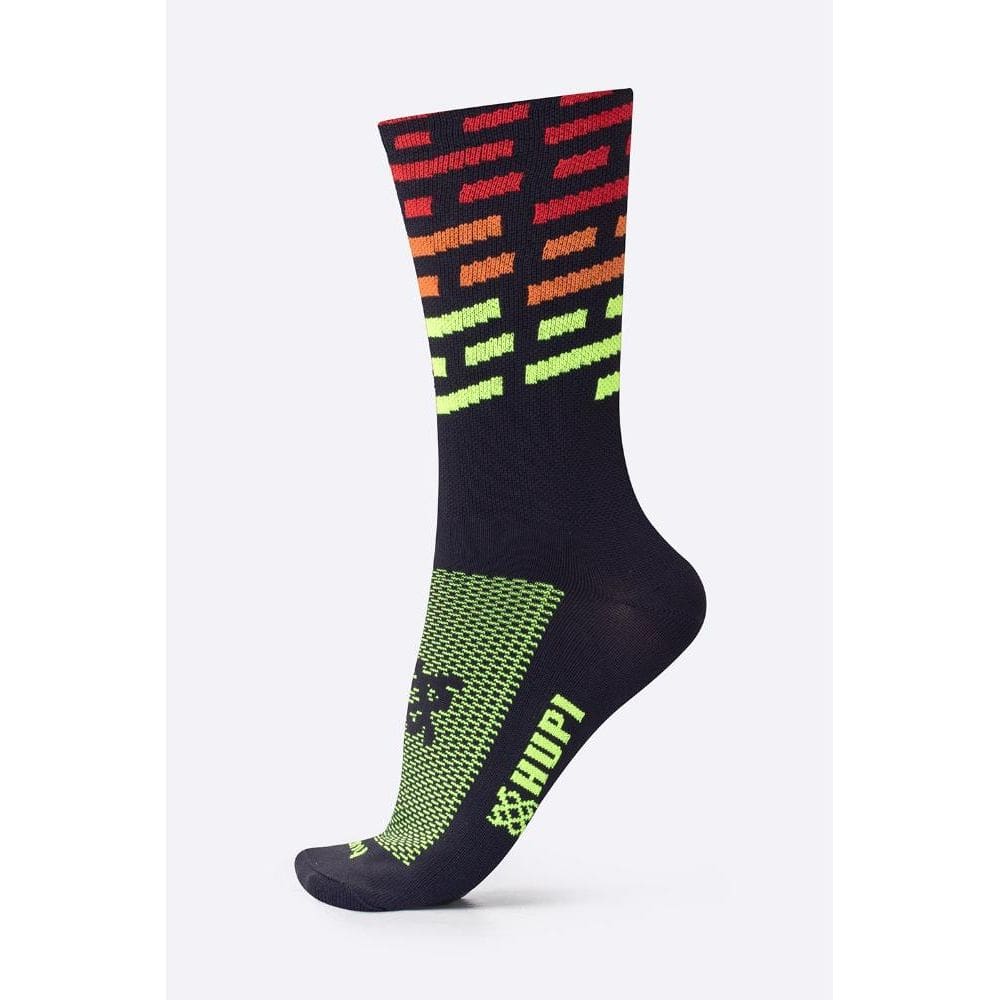 Meia HUPI Triplo Colors Preto