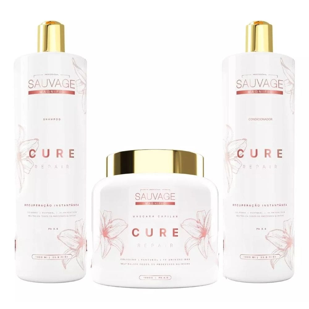 Kit Cure Repair - Tratamento Pós Química