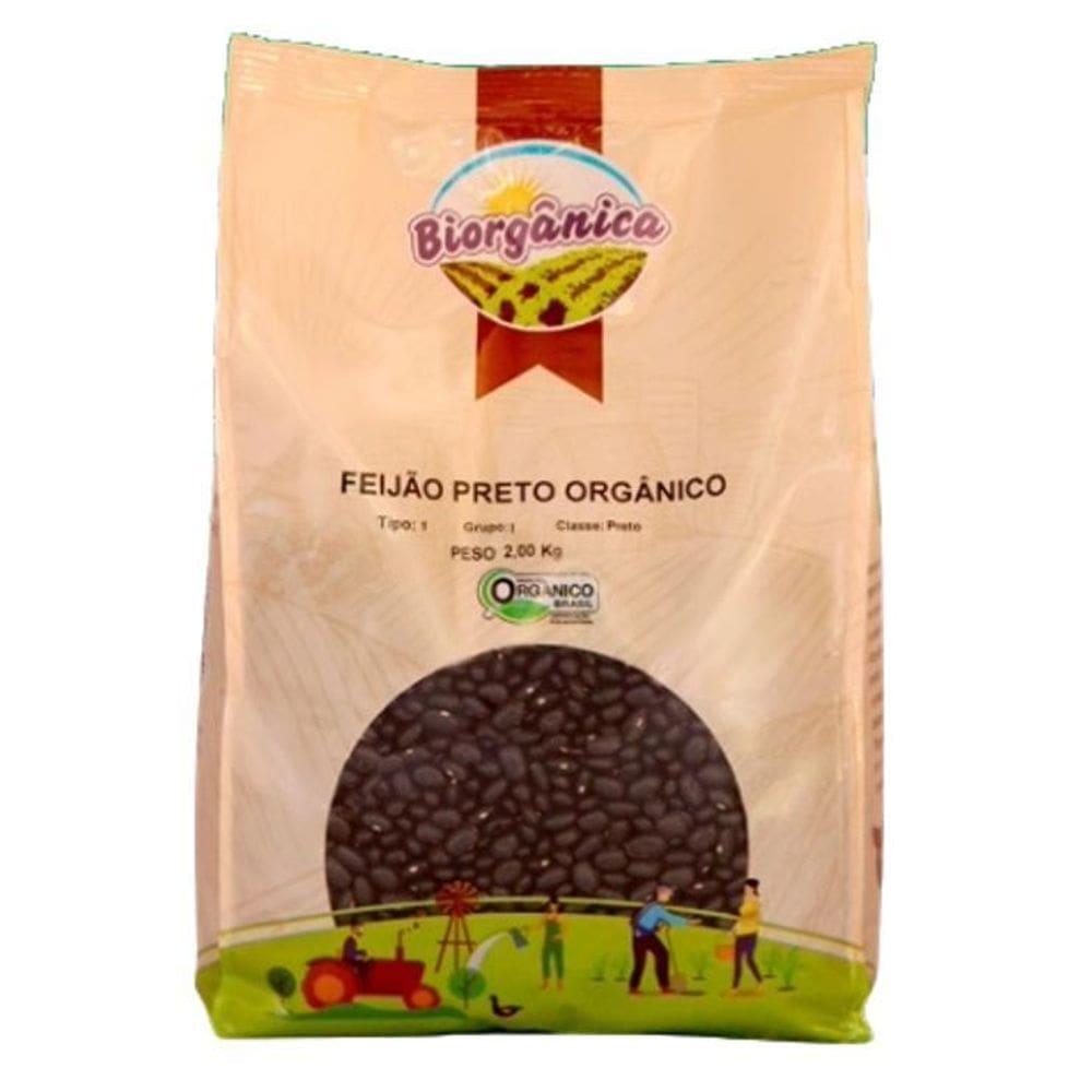 Feijão Preto Orgânico Biorgânica 2Kg