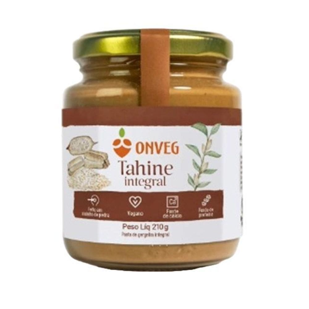 Tahine Integral Creme De Gergelim Onveg 210G