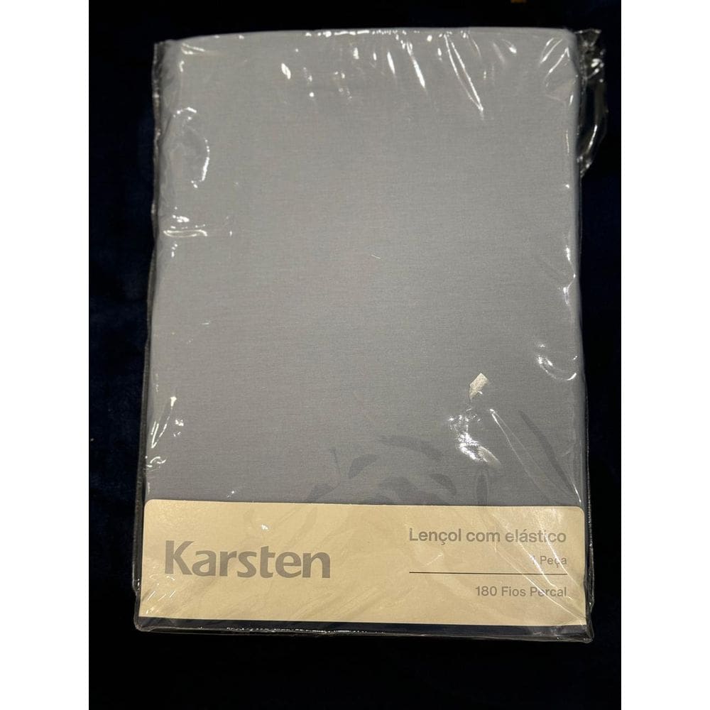 Lençol Avulso com Elástico Queen Karsten 180 Fios 100% Algodão Liss Allure