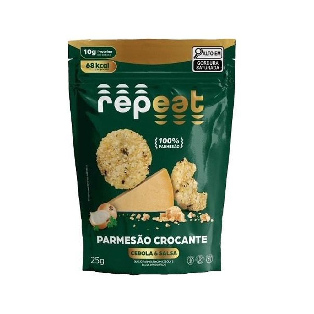 Snack De Parmesão Crocante Cebola E Salsa Repeat 25G