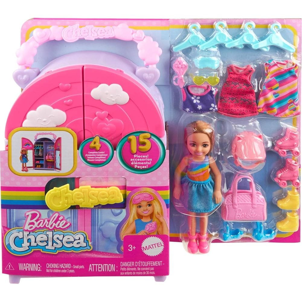 Barbie Chelsea Armário Da Chelsea Mattel HXN03