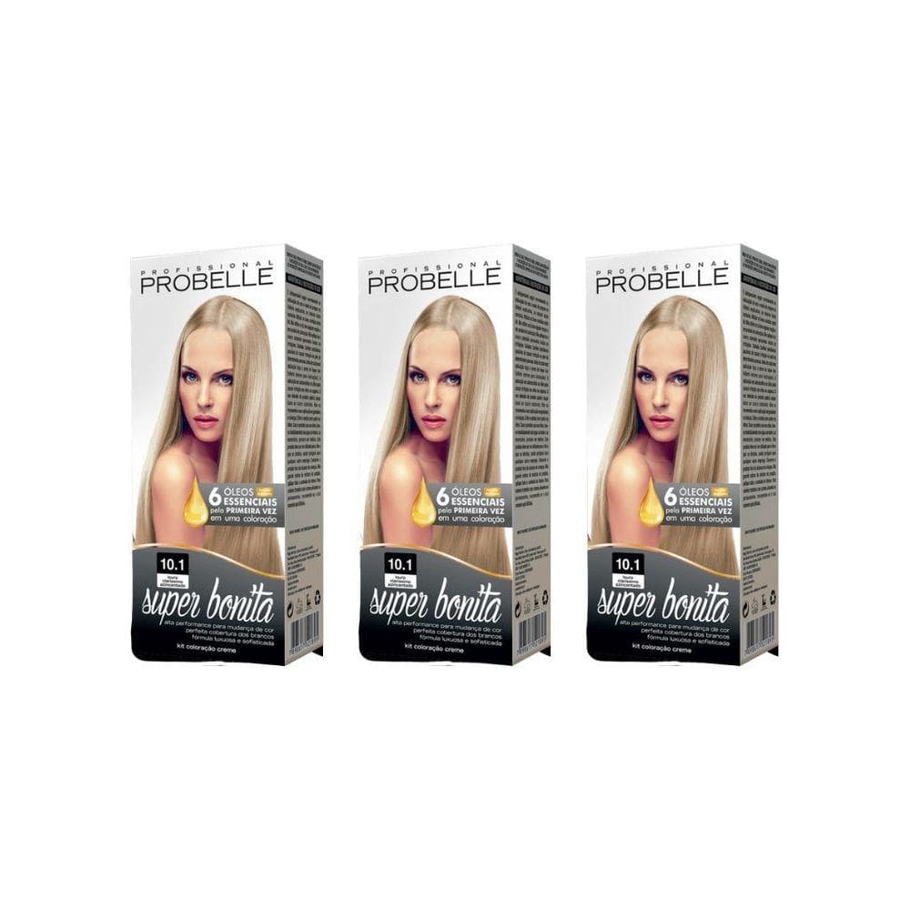 Coloraçao Probelle Super Bonita 10.1 Louro Clariss Acinz-3Un