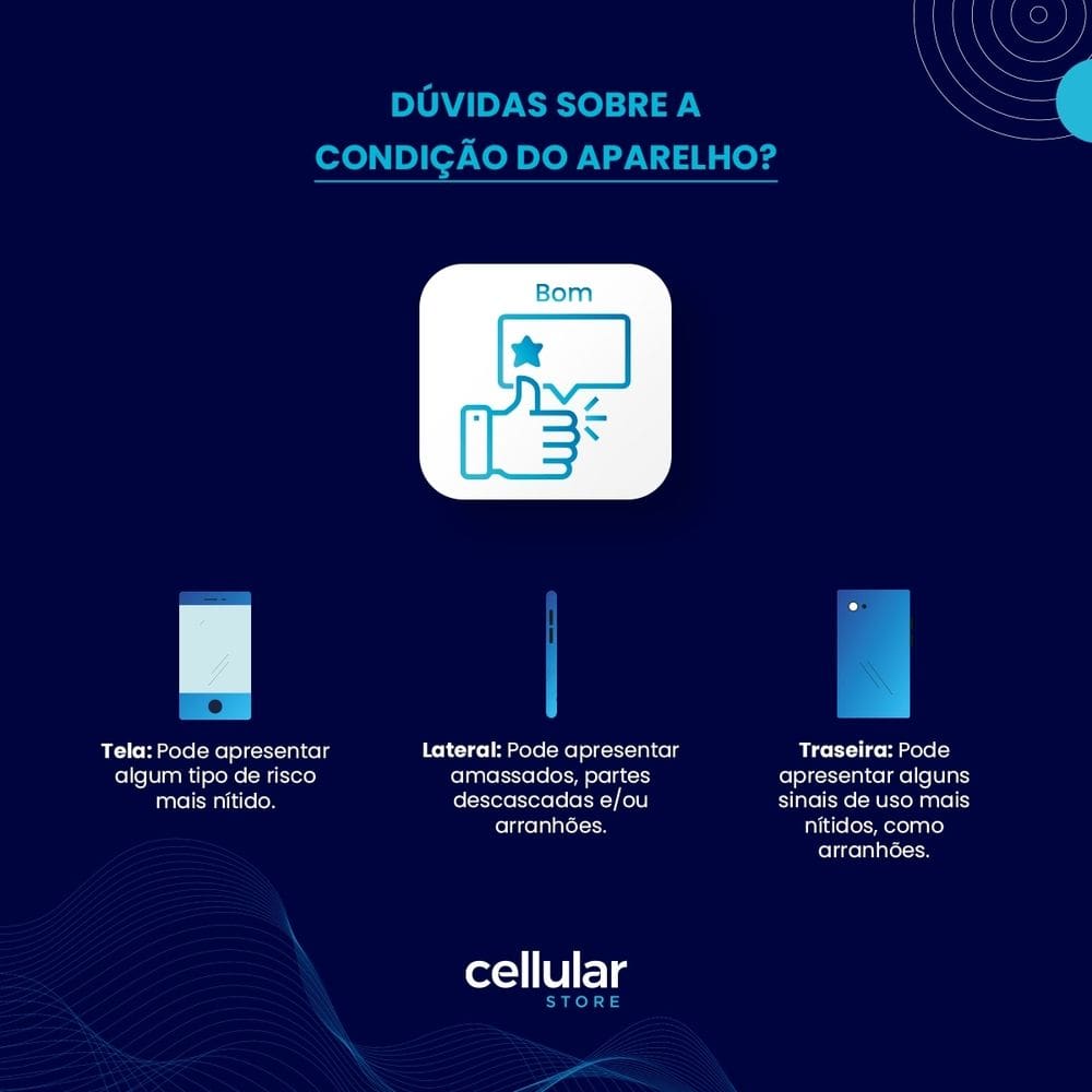 Usado: Samsung A30 64 GB Azul - Bom