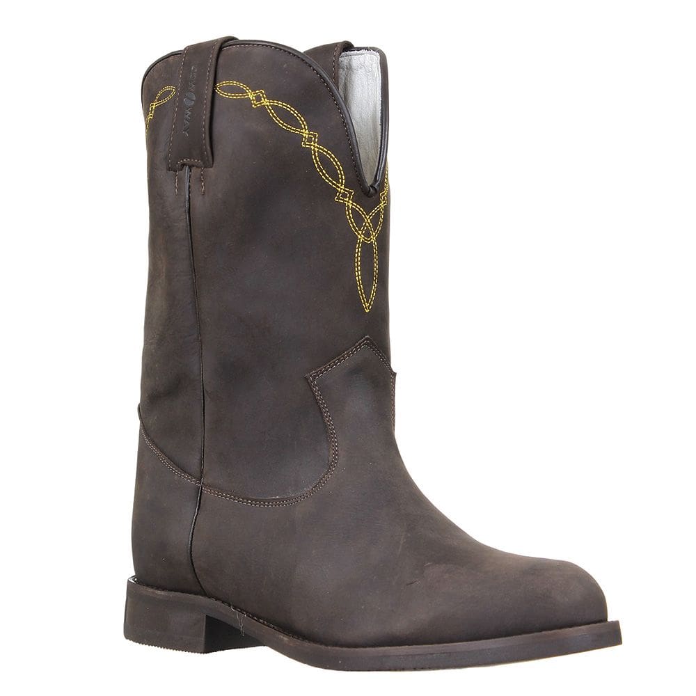 Bota Masculina Bico Redondo Cow Way Café 36394